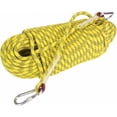 thumbnail image 3 of Cuerda de Escape para escalada de 30m y 12mm, cuerda de rescate antidesgarro con 2 mosquetones para senderismo al aire libre, montañismo, rescate contra incendios, 3 of 5
