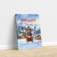 thumbnail image 3 of Hello Welcome Winter The Ski Chesapeake Bay Retriever Snowy Day Vertical Matte Canvas Poster Chessie Dog Lover Wall Art Home Decor - 13013, 3 of 5