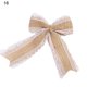 thumbnail image 2 of Gwong Decoración hogareña Arpillera artificial Flor Imitación multifuncional Ropa de imitación Rústico Bowknot Jute Faux decoración floral para árbol de Navidad Gwong 21071754, 2 of 6