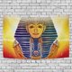 thumbnail image 1 of Tapiz Esotérico ABPHQTO del Antiguo Egipto del Faraón dorado decoración colgante de pared decoración del Hogar sala de estar Dormitorio 100x150 cm, 1 of 4