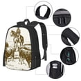 thumbnail image 2 of Disketp Cattle Drive By Two Cowboys Mochila Minimalista de Gran Capacidad, Mochila de Viaje para Escuela, Trabajo o Uso Diario, 2 of 6