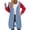 Blue, variant on Zip Up Sweatshirt Women Fashion Color Block Long Sleeve Casual Long Jacket with Pockets Fall Winter Womens Sweatshirts