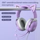 thumbnail image 4 of Onikuma computadora con cable auriculares auriculares auriculares 360 grados girando auriculares omnidireccional de retardo de bajo demora de escritorio accesorio púrpura Inevent EL005815-04B, 4 of 7