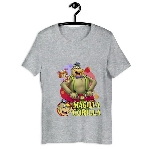 Magilla Gorilla t-shirt Saturday morning cartoons adult fit white graphic tee