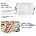 thumbnail image 2 of Yayeee 2 Pack Canvas Storage Basket with Handles for Shelves Fabric Bins Closet Organizer, Striped Pattern, 2 of 8