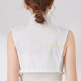 thumbnail image 6 of LoudSung Fake Collar Detachable Half Shirt Blouse False Collar Elegant Ruffle Stand Type Dickey Collar for Women Girls, 6 of 7
