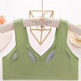 thumbnail image 4 of Women Bras Women Bra Front Closure Comfortable Bras Green 36, 4 of 6