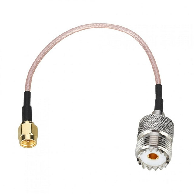 Adaptador de Cable SMA macho a UHF hembra, convertidor de conector para antena de Radio RF, 15cm, 1 ud.