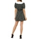 thumbnail image 3 of INSPIRE CHIC Vestido Mini de Camisa de Manga Corta con Cuello Contrastante para Mujeres XL Negro Azul, 3 of 6