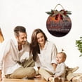 thumbnail image 4 of Eveokoki 11" Take Off Your Shoes Door Sign Holiday Welcome Wood Plaque with Buffalo Check Plaid Bow 1lease Remove Your Shoes Sign for All Seasons Farmhouse Home Front Porch Door Decoration, 4 of 5