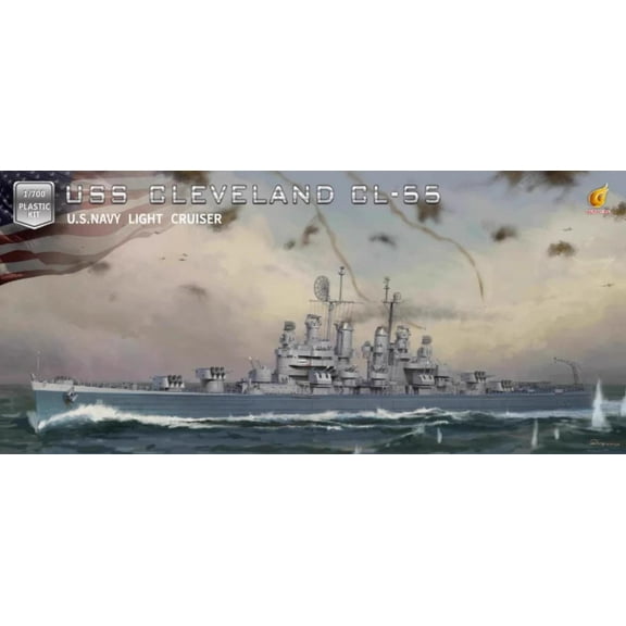 VERYFIRE VF700920 1/700 USS CLEVELAND CL-55 U.S.NAVY LIGHT CRUISER
