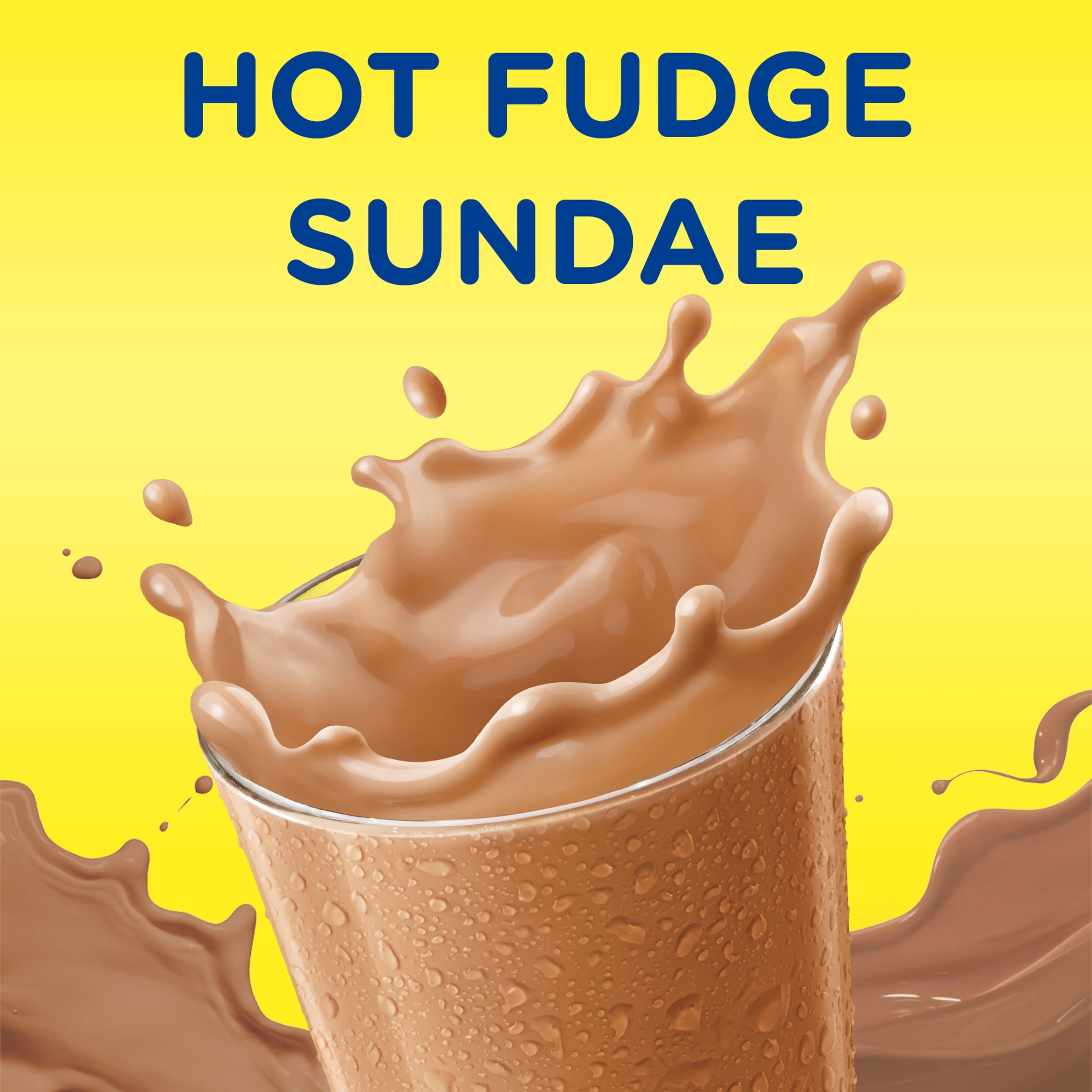 Nestle Nesquik Hot Fudge Sundae Flavor Powder Drink Mix, 18.519 oz, Can
