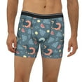thumbnail image 2 of Men'S Boxer Briefs, Watermelons Dachshunds Soft And Breathable Mens Underwear Boxer Briefs With Widen Waist, 2 of 2