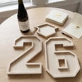 thumbnail image 6 of 2026 Graduation Decorations - Wood Number 26 Charcuterie Board with Grad Tray, Class of 2026 Graduation Party Supplies, Large Wood Food Serving Trays for Meat Fruit Cheese Snacks and Desserts, 6 of 9