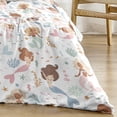 thumbnail image 6 of Sweet Jojo Designs Pink and Blue Mermaids Twin Bed Comforter Bedding Set Girl, 6 of 6
