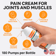 thumbnail image 4 of Flexigen Pain Relief Cream with Frankincense for Arthritis, Joint & Muscle Support, Airless Pump, 3.2 oz, 4 of 9