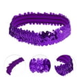 thumbnail image 3 of Unique Bargains 1 Pc Stretch Sequins Headbands for Women Purple, 3 of 6
