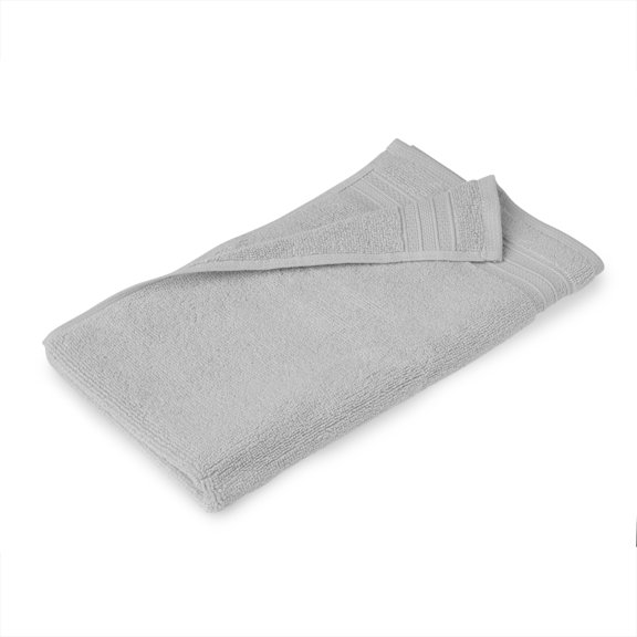 hometrends Solid 100% Cotton Hand Towel, 1 Piece, 550 GSM, Highly Absorbent & Soft Bathroom Hand Towel, Light Grey