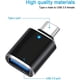 thumbnail image 2 of Adaptador USB C a USB (3 piezas), USB C macho a USB 3.0 hembra Conector OTG de alta velocidad compatible con Google Pixel Chromebook Samsung Galaxy S10/S9 Huawei P20/P30 MacBook Pro, 2 of 5