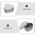 thumbnail image 3 of unbranded 6Ud Envases De Lata En Forma Color Plata Para Almacenaje Y Proyectos DIY, 3 of 6