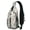 Floral and Bee, variant on Yellow Daisy Bloom Sling Backpack with Adjustable Strap, Multiple Compartments, Lightweight Durable Crossbody Daypack for Outdoor Activities, Gym, Travel, Boho Vintage Style