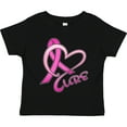 thumbnail image 3 of Inktastic Cure- Breast Cancer Awareness pink ribbon Boys or Girls Toddler T-Shirt, 3 of 5