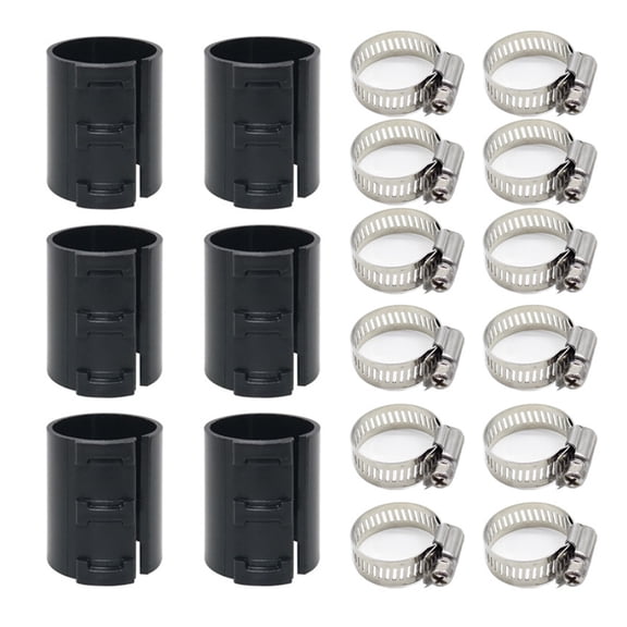 Multipurpose Home Desk Chair Lift Alternatives Including 6 Plastic Fixing Clip and 12 Metal Clamps Accessory