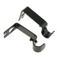 thumbnail image 4 of 2Pieces Roman Curtain Rod Bracket Curtain Pole Rod Wall Bracket Holder Black, 4 of 7