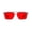 Gray, variant on Night Ease Square Aviator Red Lens Glasses for Night – Black Gunmetal