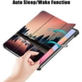 thumbnail image 3 of Epicgadget Galaxy Tab S8 Case (2022) / Galaxy Tab S7 Case (2020) Slim Tri-fold Lightweight Stand Auto Wake/Sleep Folio Cover for Samsung Galaxy Tab S8/ Tab S7 11" Tablet (Forest Dusk), 3 of 6