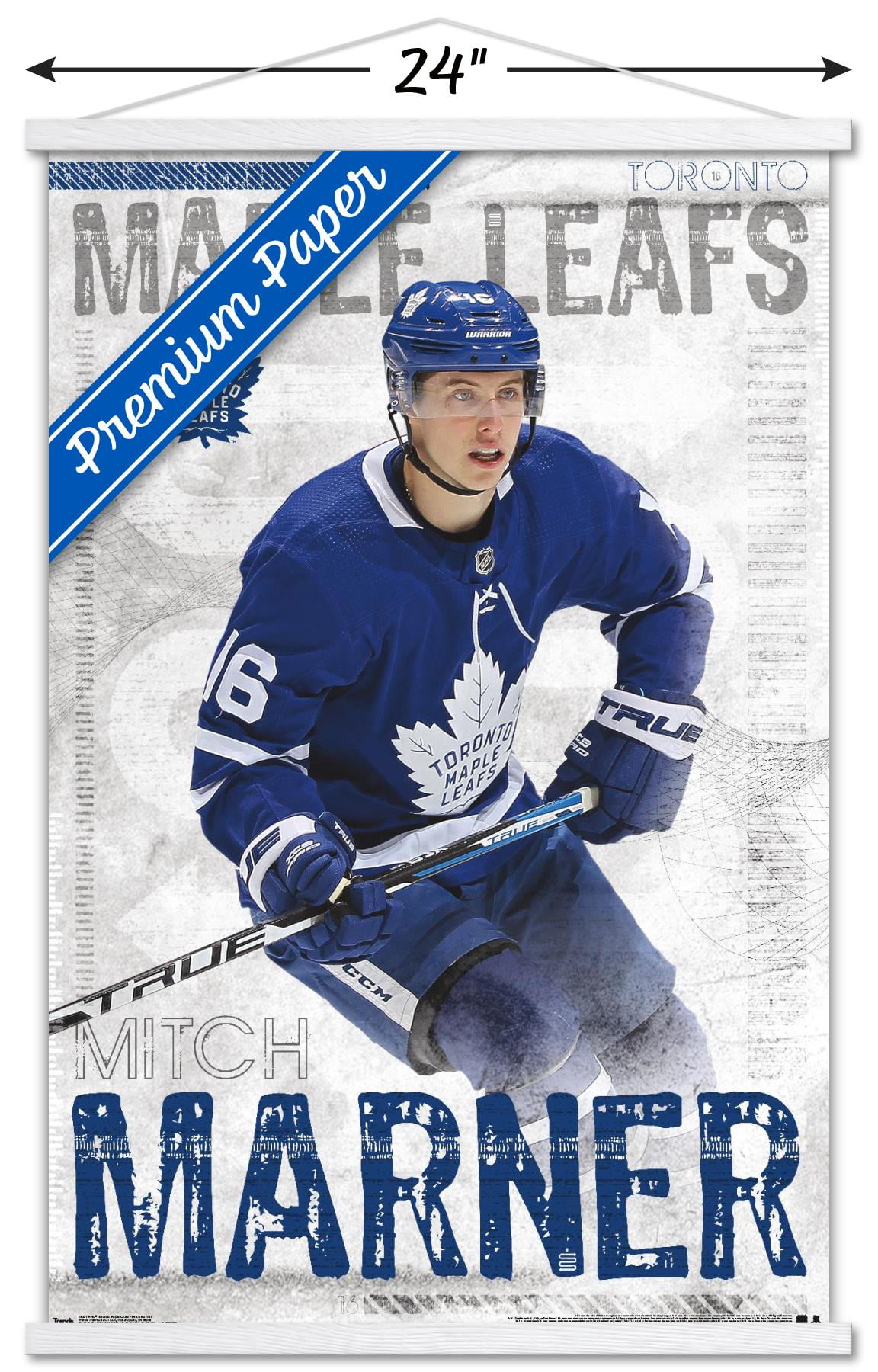 MITCH MARNER TORONTO MAPLE LEAFS POSTER PLAQUE - 22X34 – Pro