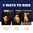 thumbnail image 4 of Active Pets Funda premium para asiento de coche para perros para camiones, sedanes y SUV - Protección impermeable para el asiento trasero para viajes de perros - Puppy Essentials, 4 of 5