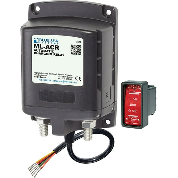 Blue Sea Systems Blue Sea Ml-acr Automatic Charging Relay 24vdc 500a
