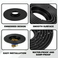 thumbnail image 3 of Uxcell Floor Drain Reducer Silicone Adaptor, Floor Drain Cover for 1.8- 3.9" Hole for Pipes Tubes Bathroom Kitchen, Black, 3 of 5