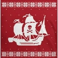 thumbnail image 4 of Old Glory Mens Big Pirate Ship Ugly Christmas Sweater Short Sleeve T Shirt, 4 of 6