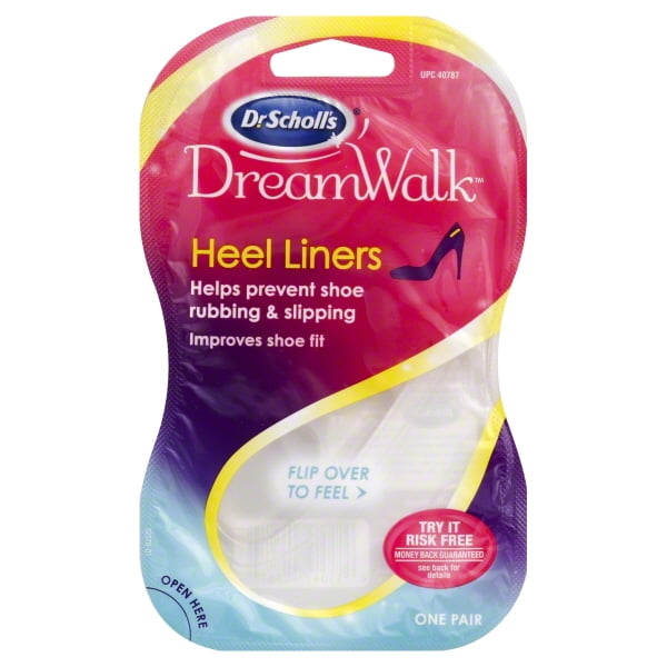 scholl leather heel liners