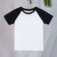 thumbnail image 4 of EnJoCho 1-14Y Baby Baseball Tee Raglan T Shirt Toddler Boys Girls Kids Blouse Short Long Sleeve Casual Crew Neck Sporty Sleeve Options Youth, 4 of 8