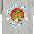 thumbnail image 3 of Teenage Mutant Ninja Turtles - Peace Love Pizza - Youth Short Sleeve Tee, 3 of 5