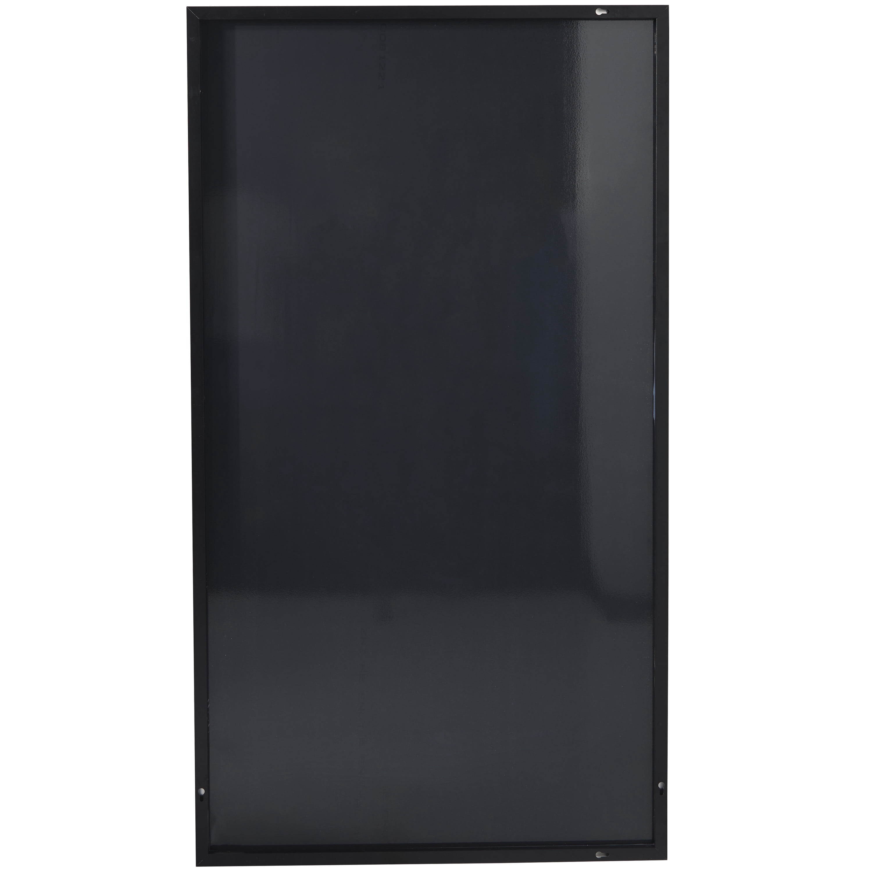 DecMode 30"W, 54"H Rectangle Wall Mirror, Black