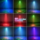 thumbnail image 2 of Luces de fiesta para escenario de discoteca DJ, proyector de luz láser RGB con flash estroboscópico activado por sonido con control remoto para decoraciones de Navidad y Halloween., 2 of 5