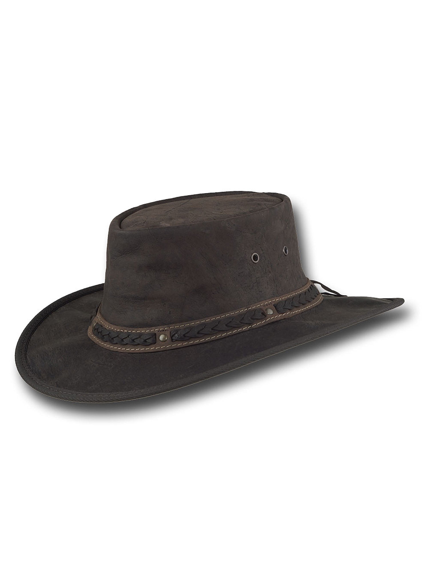 Barmah Hats Stonewash Kangaroo Leather Hat - Item 1018 