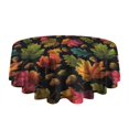 thumbnail image 6 of Design Pattern Round Tablecloth 60 Inch – Waterproof Polyester Table Cover with Full Print Design, Wrinkle Resistant & Washable for Kitchen Dining Party Decor, 6 of 6