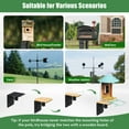 thumbnail image 3 of CHEASYOU Bird House Pole 60 inch with Bracket, Adjustable Heavy Duty Bird Feeder Pole, 3 of 7