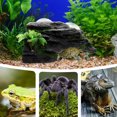 thumbnail image 5 of HEALEEP 1Pcs Turtle Tank Decoration Resin Basking Platform for Water Turtles 7x6.7x2.8in, 5 of 5