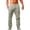 Beige, variant on Spring Summer Men's Solid Color Cotton Casual Pants Drawstring Comfort Fit