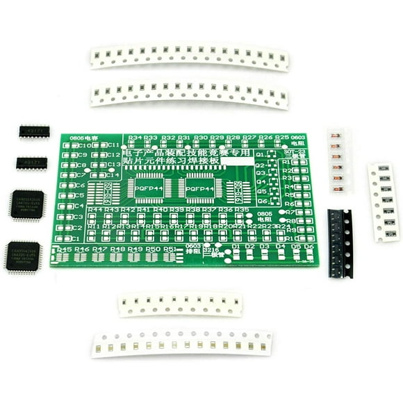 Gikfun Beginner DIY SMD/SMT Components Practice Board Soldering Skill Training Kit AE1173
