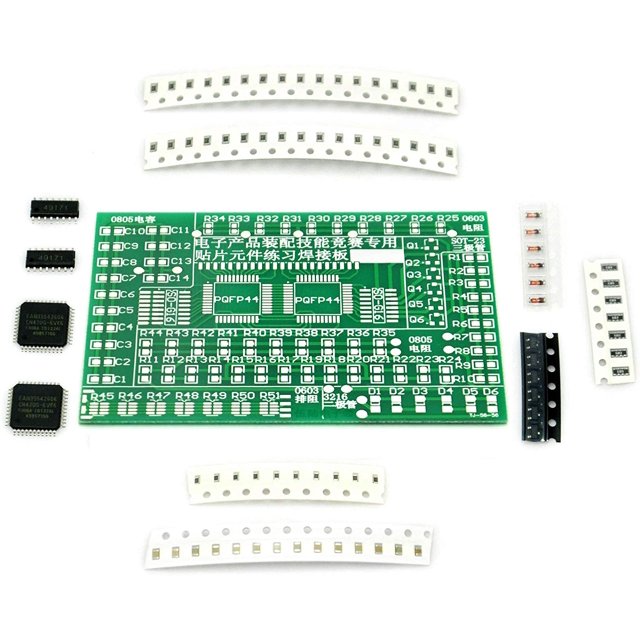 Gikfun Beginner DIY SMD/SMT Components Practice Board Soldering Skill Training Kit AE1173