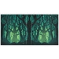 thumbnail image 3 of Dark Forest with Green Eyes 3 Ring Hardcover Binders 1.5in Round Rings for Letter-Size Folder Paper Organizer Pockets for Office Student Recipe, 3 of 9