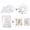 White, variant on Disposable Waterproof Salon Cape Set, PE Material, Lightweight, Multipurpose, for Hair Cutting, Dyeing, Home & Salon Use
