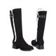 thumbnail image 5 of Botas de mujer Botas de nieve con cremallera Botas de terciopelo de algodón Zapatos cálidos de algodón sólido Botas de tacón medio a media pantorrilla Wmkox8yii ghj1400, 5 of 5